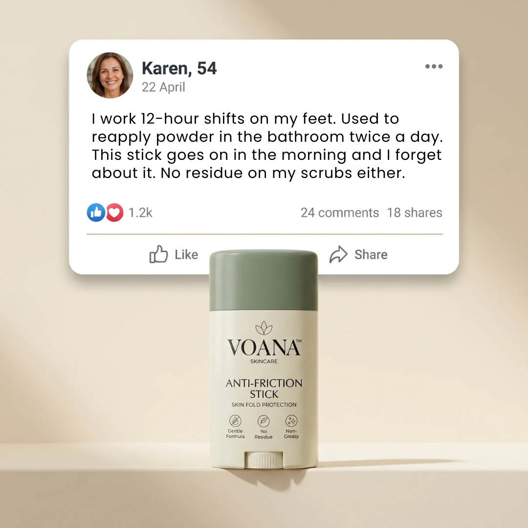 Customer review of the VOANA Anti-Friction Stick from Linda Morrison